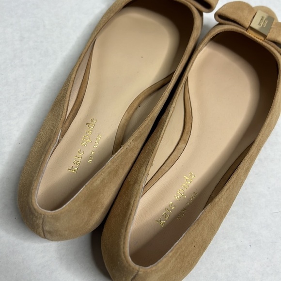 Kate Spade Suede Norah Pointed Toe Ballet Flats - Picture 6 of 7